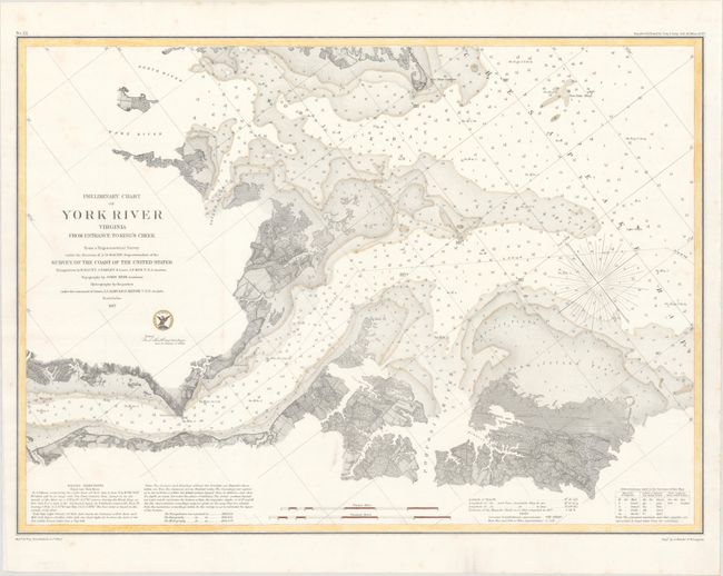 Preliminary Chart of York River Virginia from Entrance to King's Creek...
