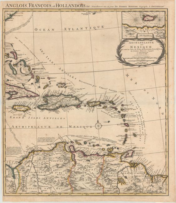 Archipelague du Mexique ou sont les Isles de Cuba, Espagnole, Iamaique, &c.