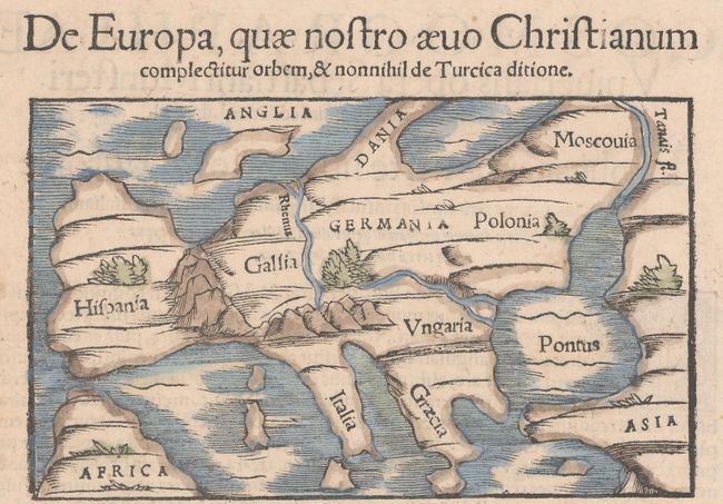 De Europa, quae Nostro Aeuo Christianum Complectitur Orbem, & Nonnihil de Turcica Ditione