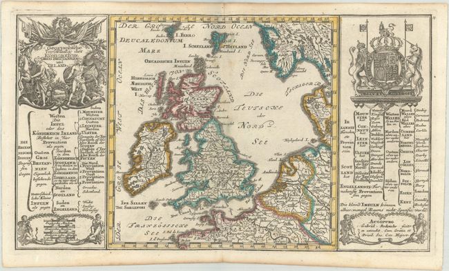 Geographische Vorstellung der Konigreiche Gros Brittannien und Irland