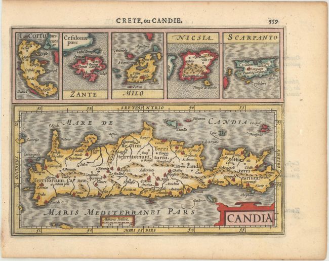 Candia [on sheet with] I Corfu [and] Zante [and] Milo [and] Nicsia [and] Scarpanto