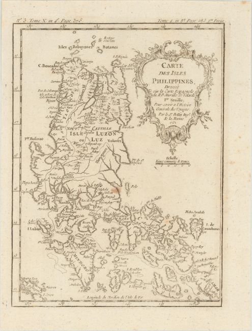 Carte des Isles Philippines, Dressee sur la Carte Espagnole du R.P. Murillo de Velarde Ire. Feuille... [in set with] ... 2e. Feuille