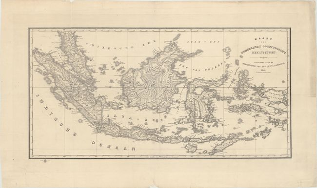 Kaart van Nederlands Oostindische Bezittingen. Uitgegeven door de Maatschappij tot nut van't Algemeen