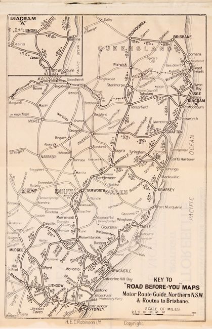 Official Motor Road Guide to Northern New South Wales...