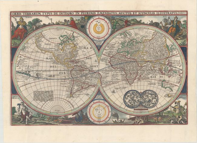 Orbis Terrarum Typus de Integro in Plurimis Emendatus, Auctus, et Icunculis Illustratus