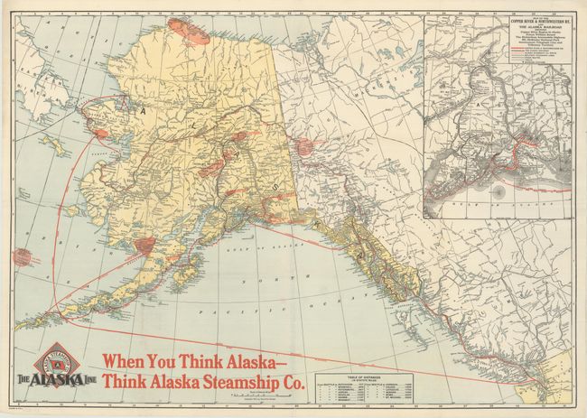 [The Alaska Line Map of Alaska]