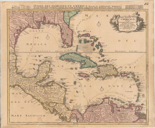 Insulae Americanae Nempe: Cuba, Hispaniola. Jamaica. Pto Rico. Lucania. Antillae Vulgo Caribae. Barlo-Et Sotto-Vento. Etc.
