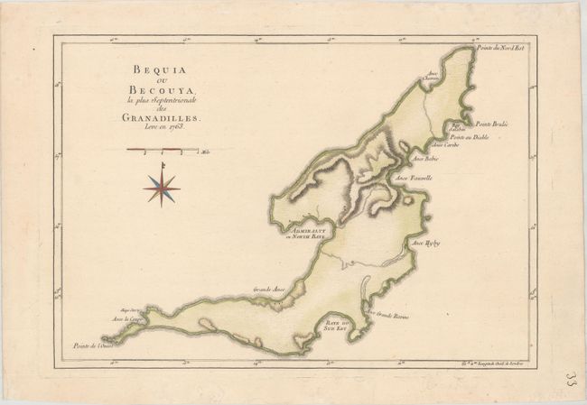 Bequia ou Becouya, la Plus Septentrionale des Granadilles