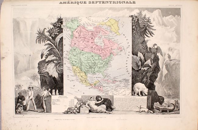 Atlas National Illustre des 89 Departements et des Possessions de la France...