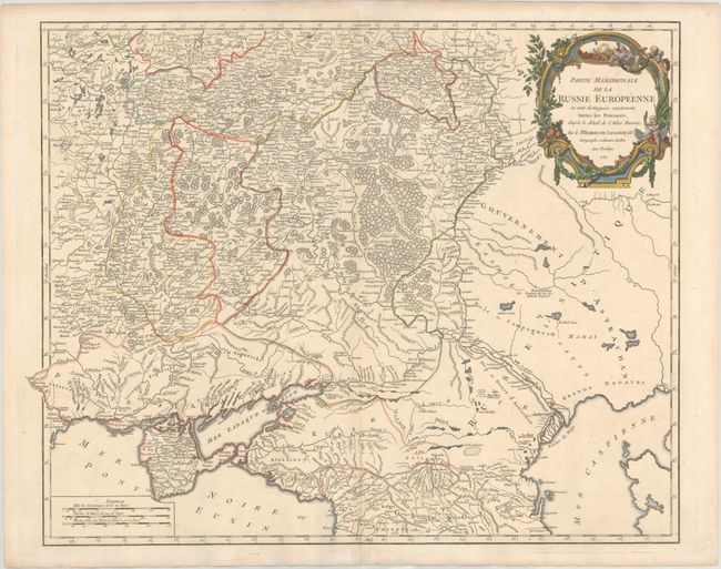 Partie Meridionale de la Russie Europeenne ou sont Distinguees Exactement Toutes les Provinces, d'Apres le Detail de l'Atlas Russien