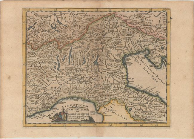 Italiae Gallicae sive Galliae Cisalpinae Conterminarumque Terrarum Vetus et Nova Descriptio