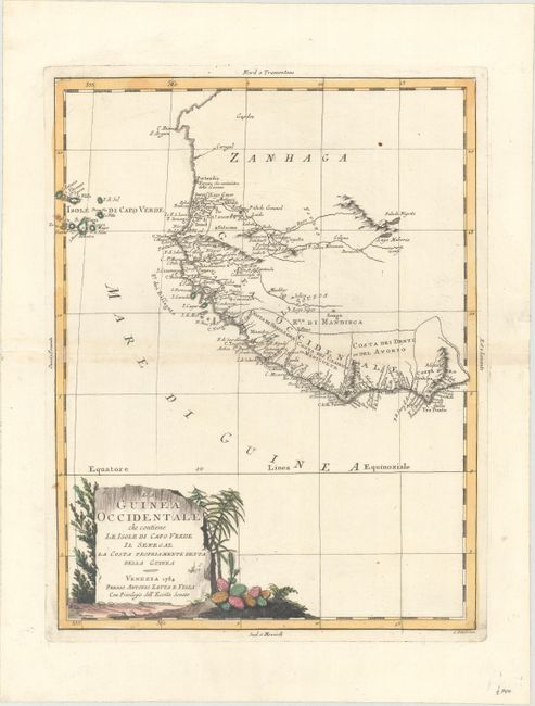 La Guinea Occidentale che Contiene le Isole di Capo Verde il Senegal la Costa Propriamente Detta della Guinea