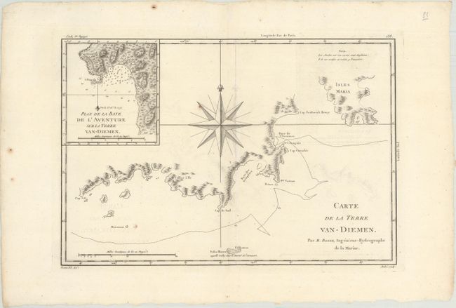 Carte de la Terre Van-Diemen