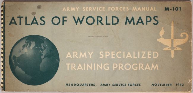 Atlas of World Maps for the Study of Geography in the Army Specialized Training Program