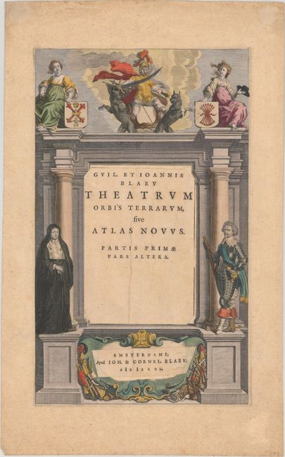 Theatrum Orbis Terrarum, sive Atlas Novus. Partis Primae Pars Altera