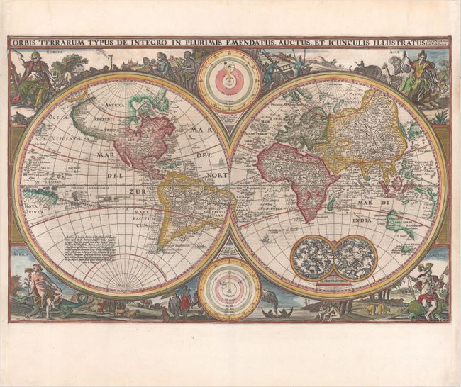 Orbis Terrarum Typus de Integro in Plurimis Emendatus, Auctus, et Icunculis Illustratus