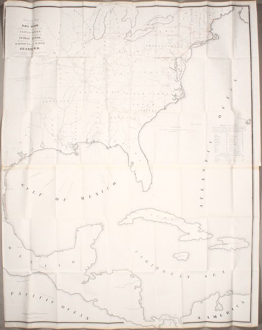 Skeleton Map Showing the Rail Roads Completed and in Progress in the United States, and Those Projected Through the Public Lands...