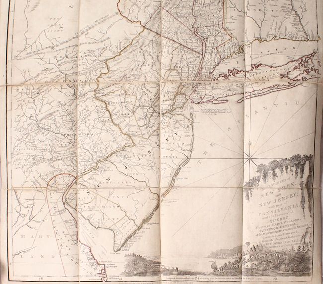 The Provinces of New York, and New Jersey; with Part of Pensilvania, and the Province of Quebec...