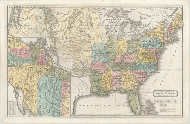 Geographical & Statistical Map of the United States. Adapted to Woodbridge's Geography