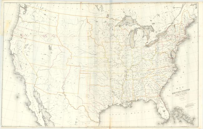 Map of the United States Exhibiting the Several Collection Districts
