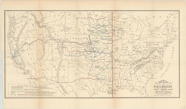 Map of the Railroads in Whole or in Part West, North or South of the Missouri River...