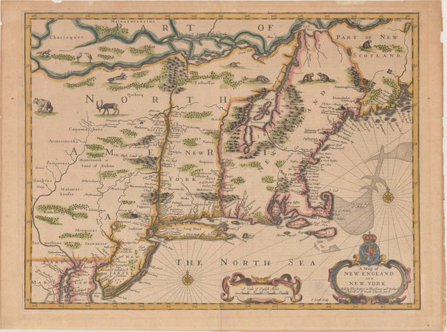 A Map of New England and New York