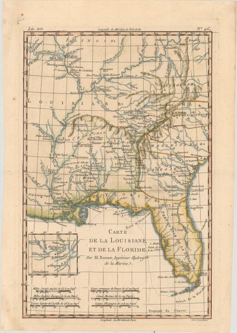 Carte de la Louisiane, et de la Floride