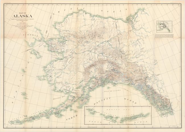 Map of Alaska Compiled Under the Direction of R.U. Goode, Geographer...