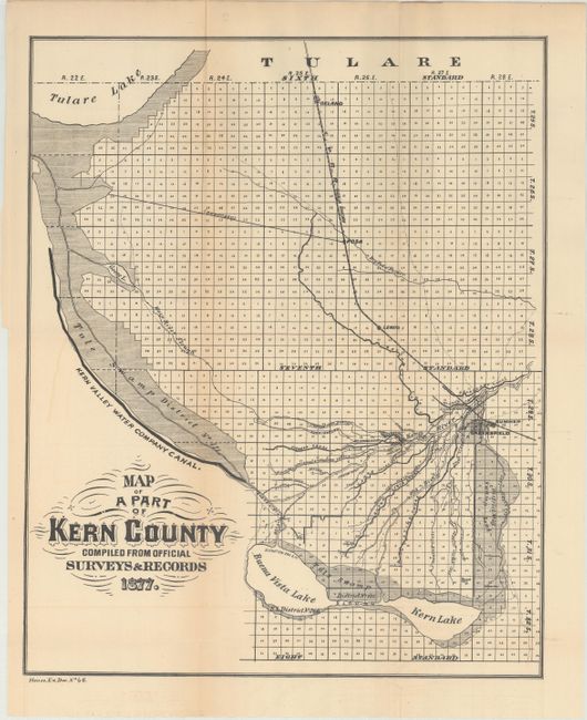 Map of a Part of Kern County... [with] Map of Part of Kern County Showing Various Irrigating Ditches and Adjacent Lands [and] Map of McClung Ranch [and] Map of Belle View Ranch