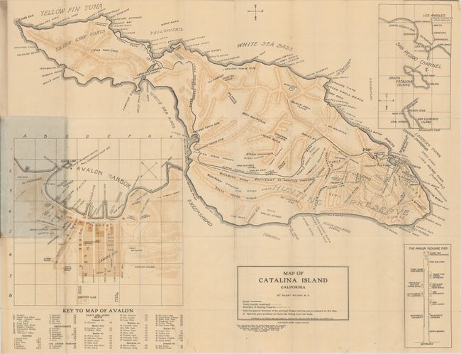 Map of Catalina Island California
