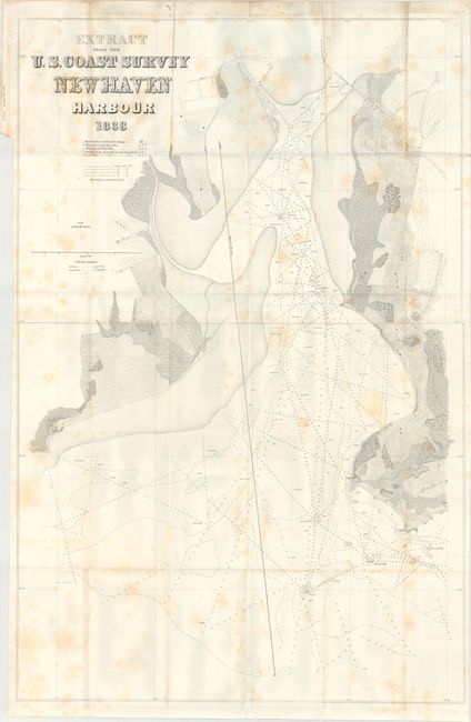 Extract from the U.S. Coast Survey New Haven Harbour