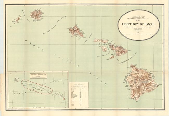 Map of the Territory of Hawaii...