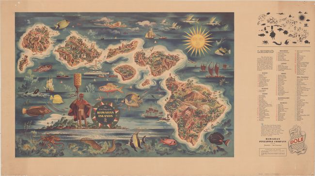 The Dole Map of the Hawaiian Islands