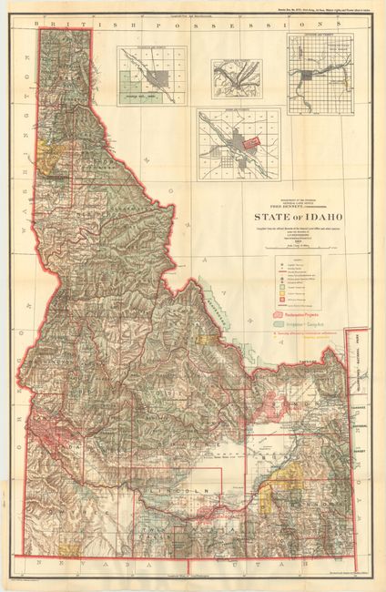 State of Idaho Compiled from the Official Records of the General Land Office and Other Sources...