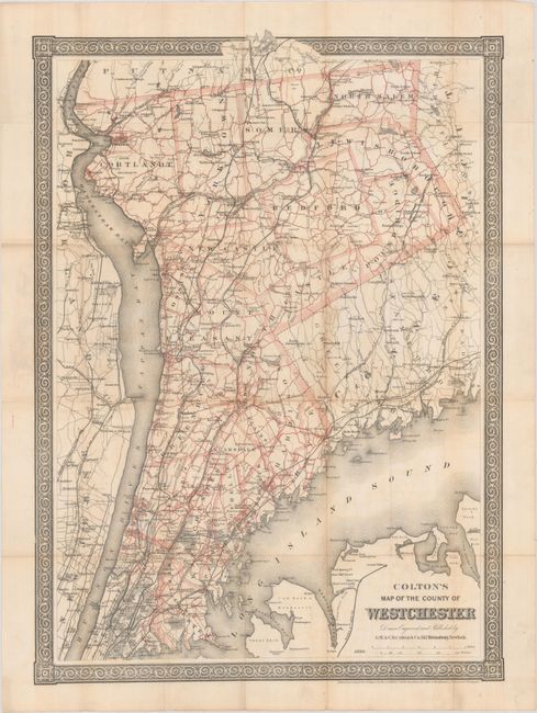 Colton's Map of the County of Westchester