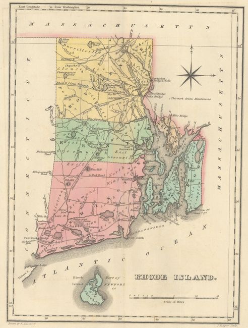 Geographical, Statistical, and Historical Map of Rhode Island