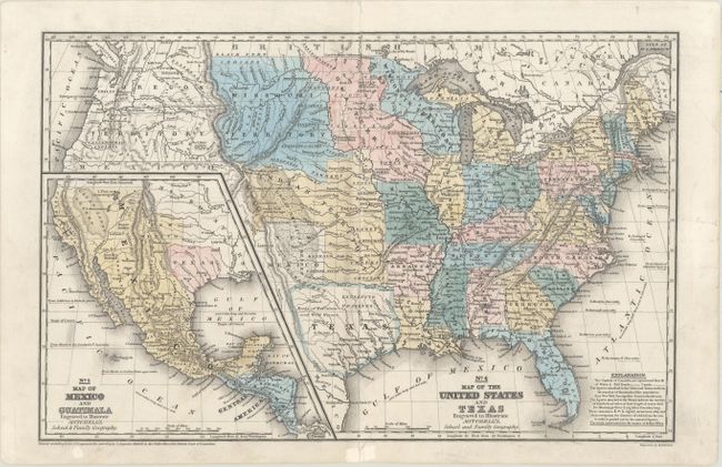 No. 4 Map of the United States and Texas / No. 5 Map of Mexico and Guatimala