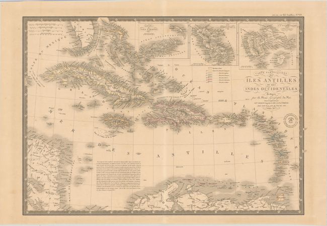 Carte Particuliere des Iles Antilles ou des Indes Occidentales