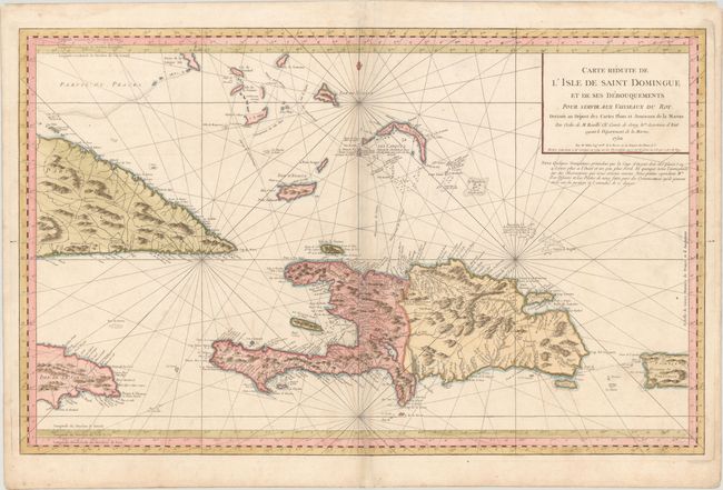 Carte Reduite de l'Isle de Saint Domingue et de ses Debouquements pour Servir aux Vaisseaux du Roy...