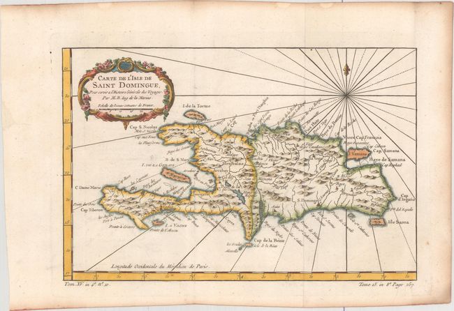 Carte de l'Isle de Saint Domingue, pour Servir a l'Histoire Generale des Voyages