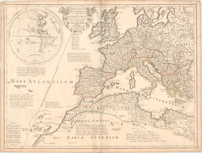 Theatrum Historicum ad Annum Christi Quadringentesimu in quo tum Imperii Romani tu Barbarorum Circumincolentiu Status ob Oculos Ponitur Pars Occidentalis