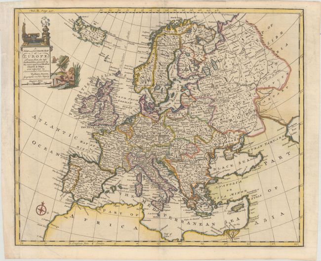A New and Accurate map of Europe Drawn from the Best Authorities, Assisted by the Most Approved Modern Charts & Maps, and Adjusted by Astronomical Observations