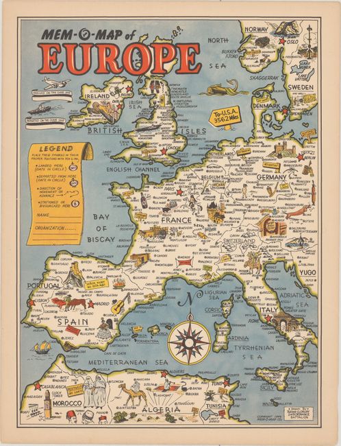 Mem-O-Map of Europe