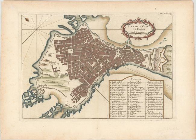 Plan de la Ville de Cadix