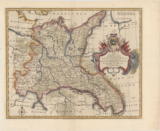 A Correct Map of the North East Part of Germany. Containing the Electorates of Saxony & Brandenburg, and the Duchies of Silesia, Mecklenburg, Pomerania &c....