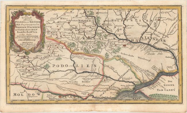 Die Gegend Zwischen Pultava und Bender mitt Angraenzenden Polnisch, Turckisch und Tartarischen Landschafften