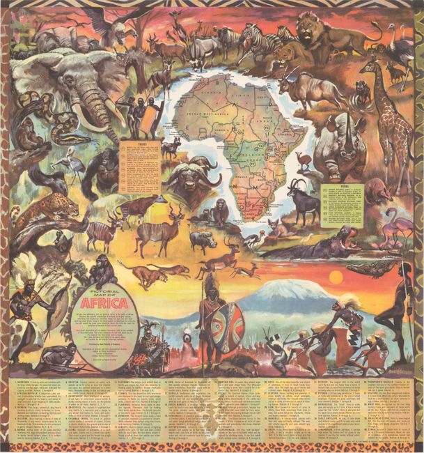 Pictorial Map of Africa