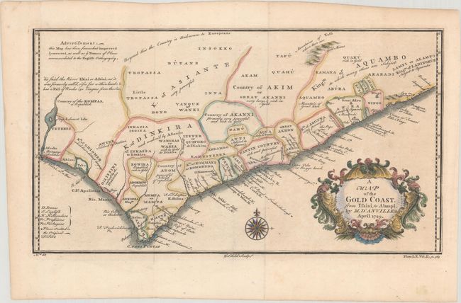 A Map of the Gold Coast, from Issini, to Alampi