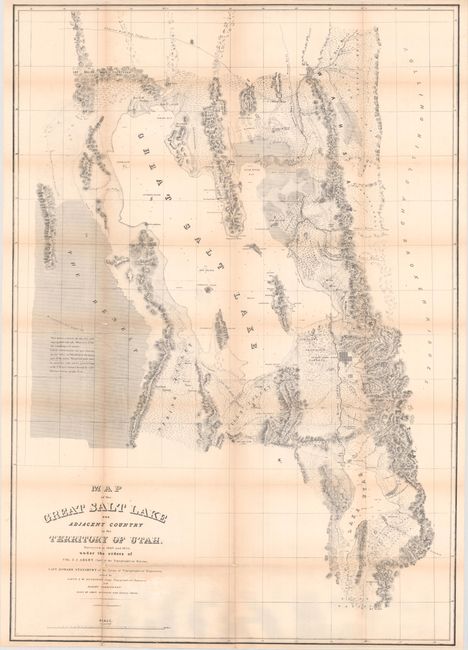 Map of the Great Salt Lake and Adjacent Country in the Territory of Utah [together with] Map of a Reconnaissance Between Fort Leavenworth ... and the Great Salt Lake... [with Report] An Expedition to the Valley of the Great Salt Lake