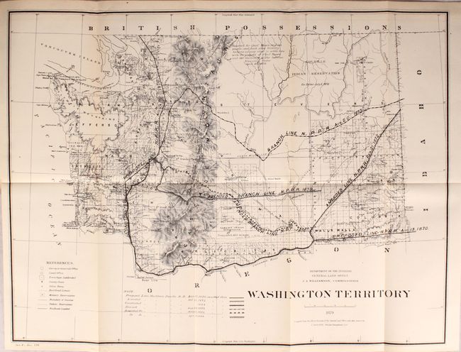 Washington Territory [in set with] Territory of Idaho [and] Montana Territory [and] Territory of Dakota [and] State of Minnesota [and] State of Wisconsin